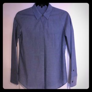 Theory cotton button down